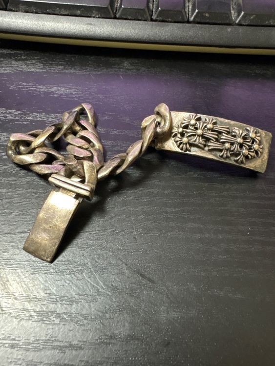 クロムハーツブレスレット（金・貴金属）の商品画像 - 査定依頼日：2025年9月28日 - 最高査定価格：5,000円