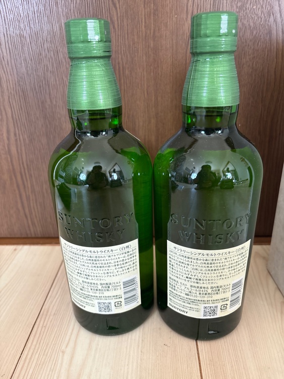 サントリーシングルモルトウィスキー白州（お酒）の商品画像 - 査定依頼日：2026年4月18日 - 最高査定価格：19,000円