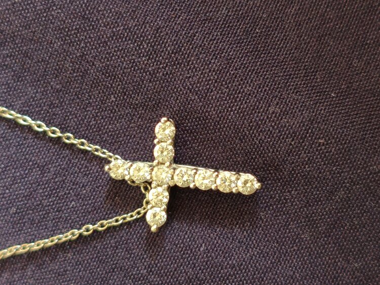 TIFFANY　クロスペンダント（金・貴金属）の商品画像 - 査定依頼日：2026年6月14日 - 最高査定価格：160,000円