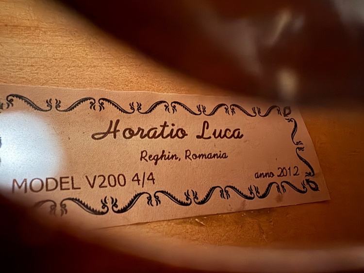 バイオリン　Horatio Luca V200（ピアノ・楽器・PA機材）の商品画像 - 査定依頼日：2026年6月5日 - 最高査定価格：10,000円