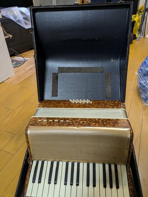 アコーディオン（ピアノ・楽器・PA機材）の商品画像 - 査定依頼日：2026年1月31日 - 最高査定価格：3,000円