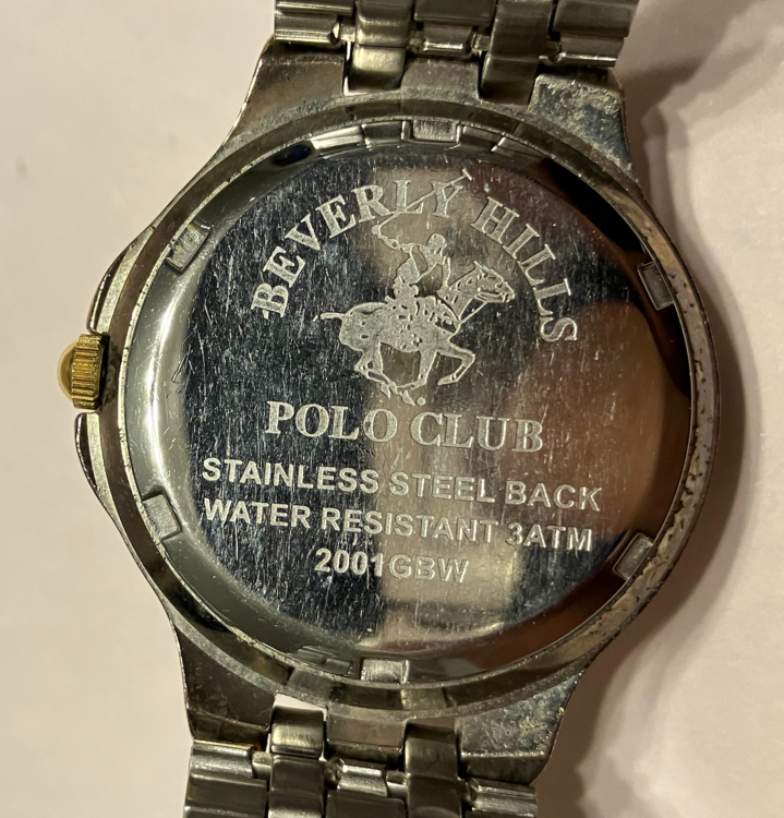 BEVERLY HILLS POLO CLUB QUARTZ （高級時計）の商品画像 - 査定依頼日：2025年2月7日 - 最高査定価格：5,000円