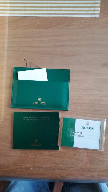 116710BLNR（高級時計）の商品画像 - 査定依頼日：2026年4月26日 - 最高査定価格：2,200,000円