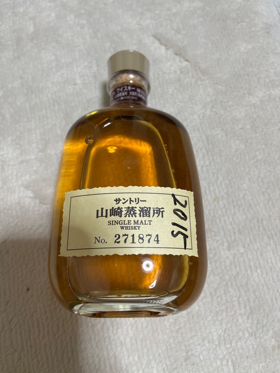 ウイスキー サントリー山崎 （お酒）の商品画像 - 査定依頼日：2025年12月24日 - 最高査定価格：500円