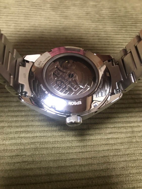 オリエントスター M34 F7 メカニカルムーンフェイズ（高級時計）の商品画像 - 査定依頼日：2025年11月13日 - 最高査定価格：120,000円