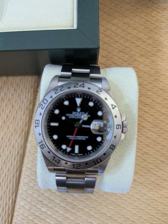 ロレックス エクスプローラー 16570（高級時計）の商品画像 - 査定依頼日：2025年1月12日 - 最高査定価格：1,150,000円