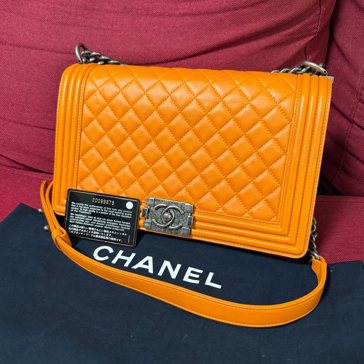 ボーイシャネル28 ラムスキン（ブランドバッグ）の商品画像 - 査定依頼日：2025年12月8日 - 最高査定価格：270,000円