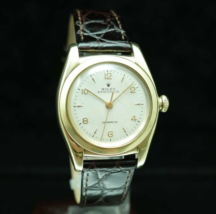 ROLEX  K14YG  Bubble Back  OYSTER PERPET（高級時計）の商品画像 - 査定依頼日：2026年1月26日 - 最高査定価格：700,000円