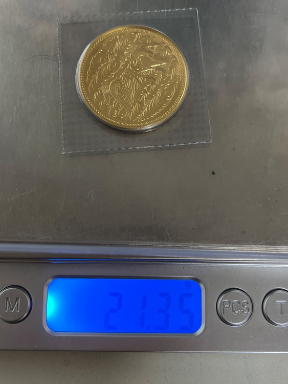 十万円金貨　天皇御在位60年記念ブラスターパック入り（金・貴金属）の商品画像 - 査定依頼日：2026年1月14日 - 最高査定価格：480,000円