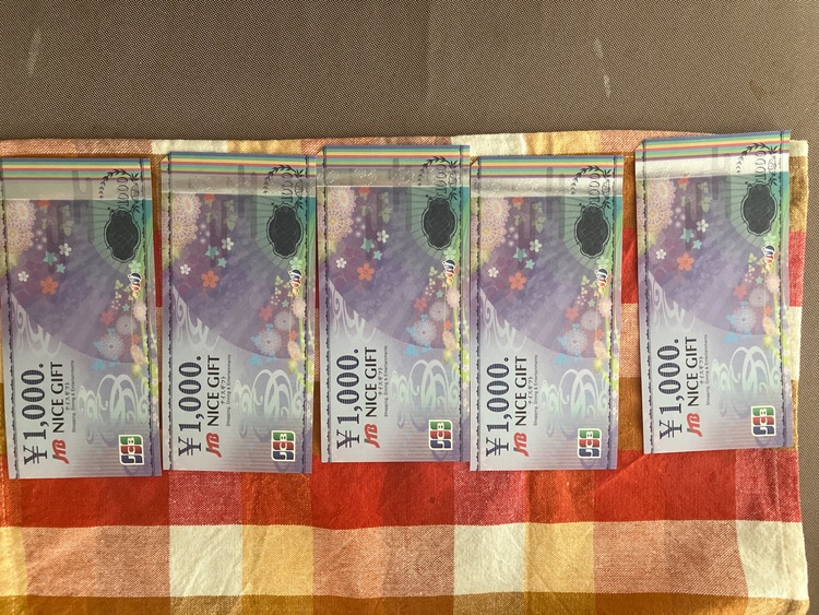 JCBNICEGIFT（チケット・金券）の商品画像 - 査定依頼日：2025年6月21日 - 最高査定価格：4,300円