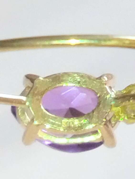 k10k18アメジストダイヤモンドコンビリング（金・貴金属）の商品画像 - 査定依頼日：2025年5月15日 - 最高査定価格：10,000円