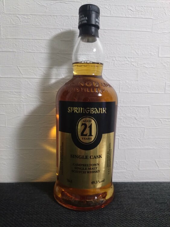 スプリングバンク21年（お酒）の商品画像 - 査定依頼日：2025年12月15日 - 最高査定価格：72,000円