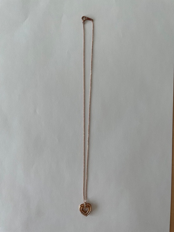 ミルフローラ　K10PG ハートダイヤモンドネックレス（金・貴金属）の商品画像 - 査定依頼日：2025年8月28日 - 最高査定価格：20,000円