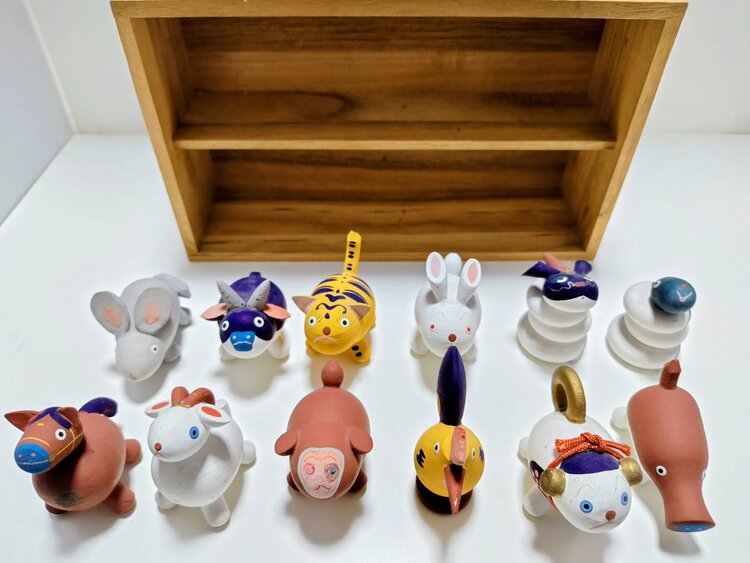 木彫十二支／鳥取で生まれた郷土玩具（美術品・骨董品）の商品画像 - 査定依頼日：2026年7月18日 - 最高査定価格：3,000円