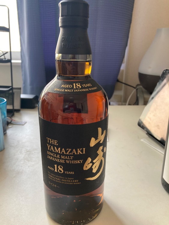 山崎18年（お酒）の商品画像 - 査定依頼日：2026年9月25日 - 最高査定価格：90,000円
