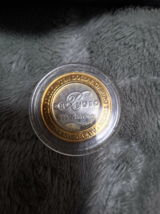 ラスベガスベラージオ10ドルトークン（金・貴金属）の商品画像 - 査定依頼日：2026年4月8日 - 最高査定価格：100,000円