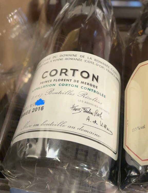 drc コルトン　2016（お酒）の商品画像 - 査定依頼日：2025年5月12日 - 最高査定価格：300,000円