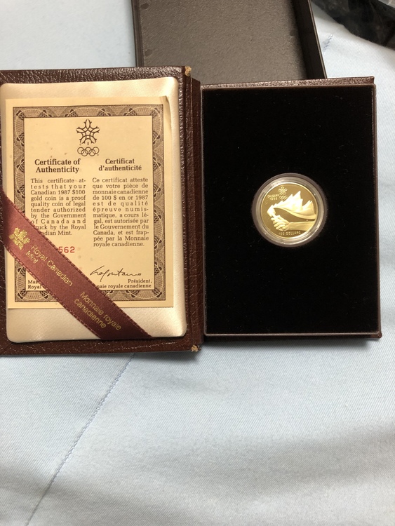 カルガリーオリンピック記念硬貨（金・貴金属）の商品画像 - 査定依頼日：2022年5月23日 - 最高査定価格：51,000円