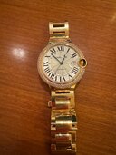 カルティエ バロンブルー 42ダイヤ、ピンクゴールドぶれし（バロンブルー）の商品画像 - 美品 - 査定完了日：2025.05.29 - 最高査定価格：3,500,000円