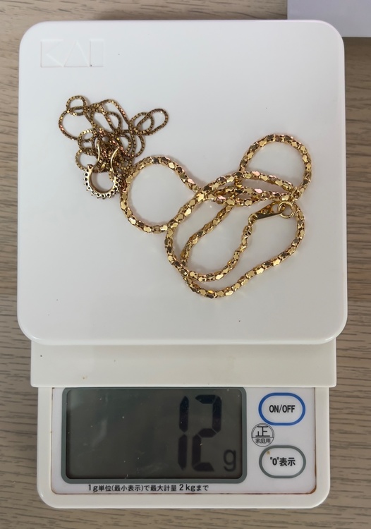 ネックレス（金・貴金属）の商品画像 - 査定依頼日：2026年9月29日 - 最高査定価格：100,000円