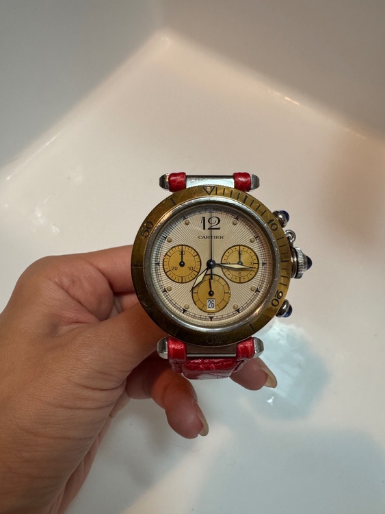 38mm クロノグラフ SS/YG18K（高級時計）の商品画像 - 査定依頼日：2025年10月8日 - 最高査定価格：360,000円