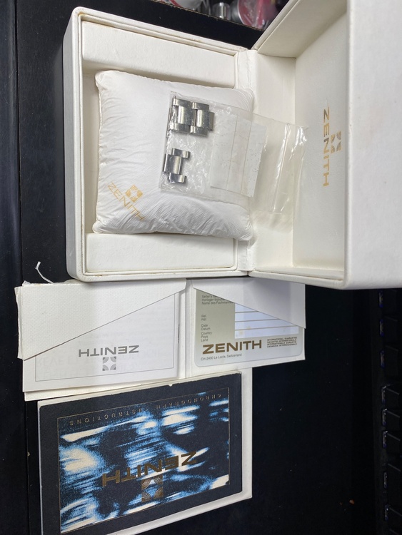 ゼニス エルプリメロ 02131340（高級時計）の商品画像 - 査定依頼日：2025年12月25日 - 最高査定価格：600,000円