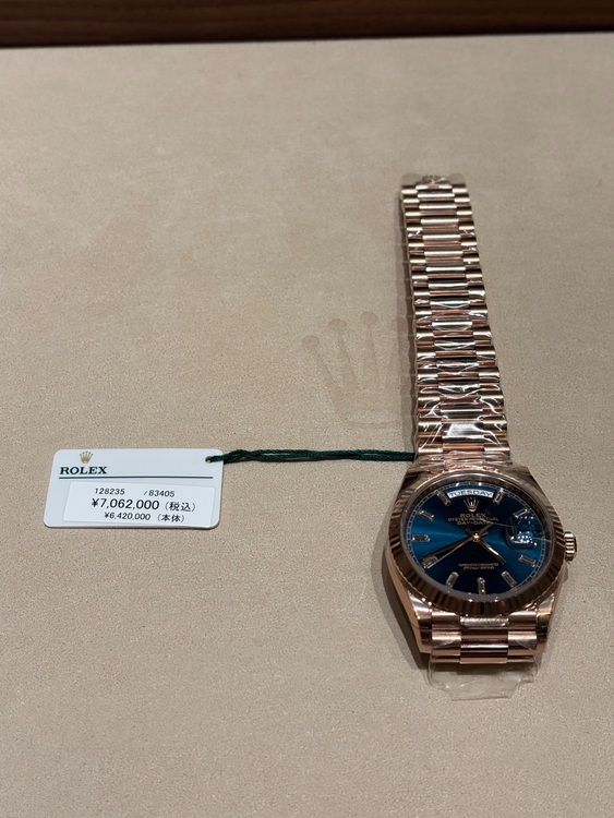 ロレックス デイデイト （高級時計）の商品画像 - 査定依頼日：2025年12月1日 - 最高査定価格：8,300,000円