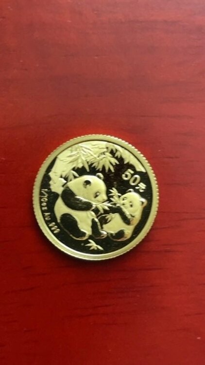 パンダ金貨　1／10オンス　2006年（金・貴金属）の商品画像 - 査定依頼日：2025年1月23日 - 最高査定価格：300,000円