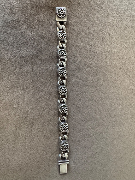 クロムハーツ　フローラルリンクオールドブレスレット　7リンク（古着・ファッション）の商品画像 - 査定依頼日：2026年1月20日 - 最高査定価格：250,000円
