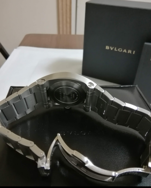 未使用。BVLGARI　エルゴン　自動巻きデイト（高級時計）の商品画像 - 査定依頼日：2025年4月28日 - 最高査定価格：200,000円