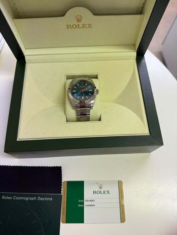 ロレックス ミルガウス 2016ねんし（高級時計）の商品画像 - 査定依頼日：2025年5月3日 - 最高査定価格：1,550,000円