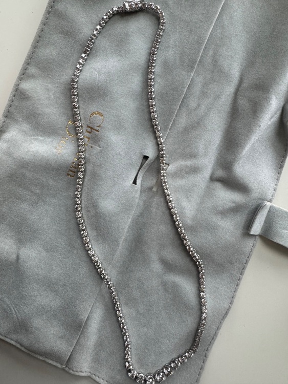 ダイヤモンドネックレス　k18ホワイトゴールド（金・貴金属）の商品画像 - 査定依頼日：2025年8月9日 - 最高査定価格：200,000円