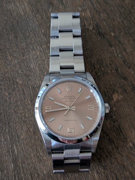 ロレックス エアキング （高級時計）の商品画像 - 査定依頼日：2026年2月23日 - 最高査定価格：750,000円