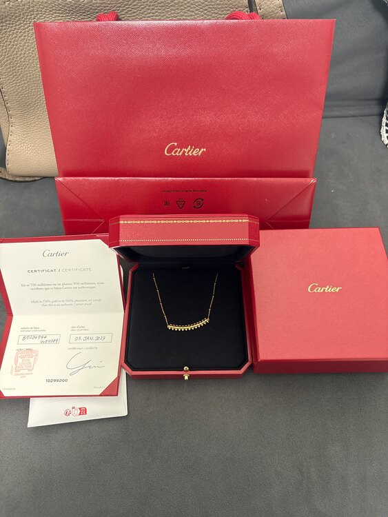 カルティエ　クラッシュネックレスSM（金・貴金属）の商品画像 - 査定依頼日：2025年2月6日 - 最高査定価格：270,000円