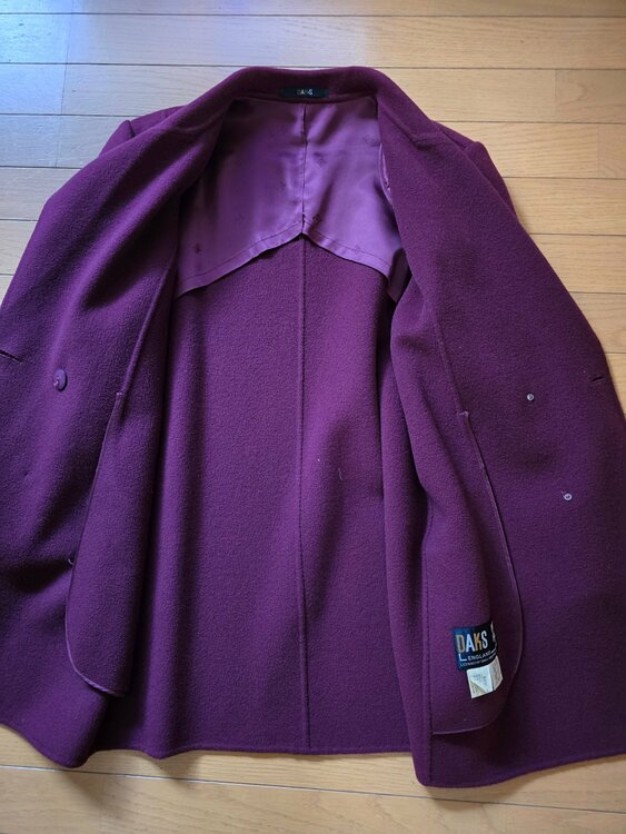 ハーフコート(カシミア混)（古着・ファッション）の商品画像 - 査定依頼日：2025年12月8日 - 最高査定価格：500円