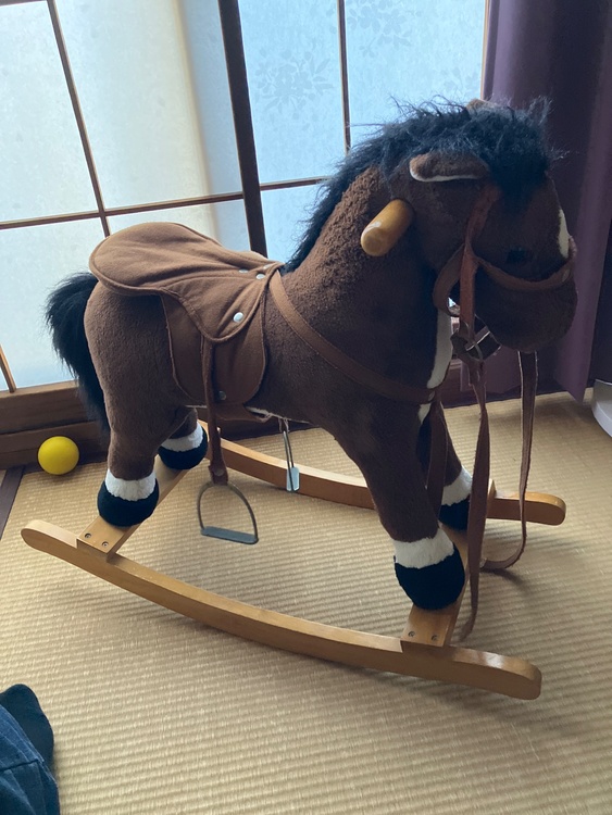 木馬（ベビー用品）の商品画像 - 査定依頼日：2025年12月4日 - 最高査定価格：1,000円