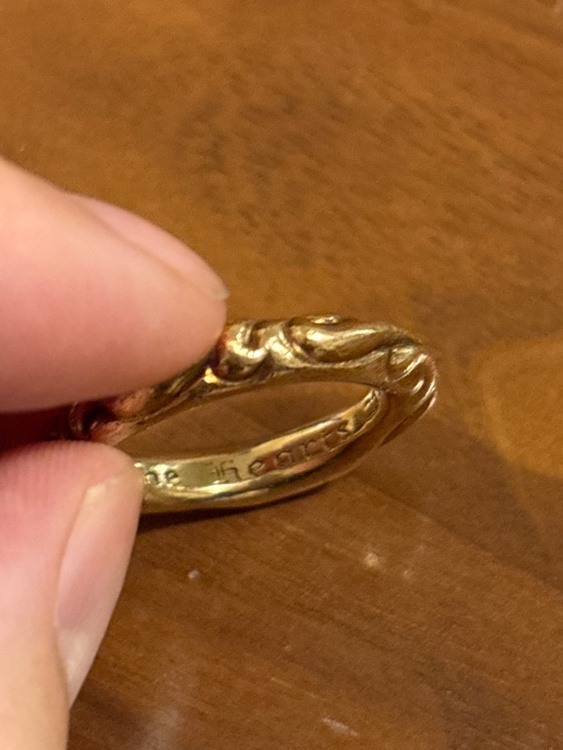 スクロールバンドリング  22k（古着・ファッション）の商品画像 - 査定依頼日：2026年1月27日 - 最高査定価格：450,000円