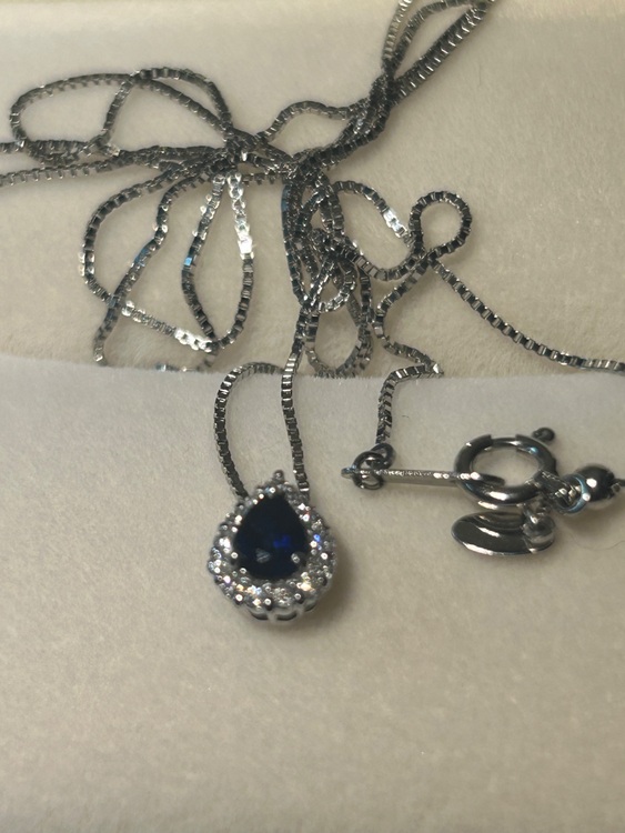 ロイヤルブルーサファイヤペンダント（宝石）の商品画像 - 査定依頼日：2025年7月21日 - 最高査定価格：50,000円