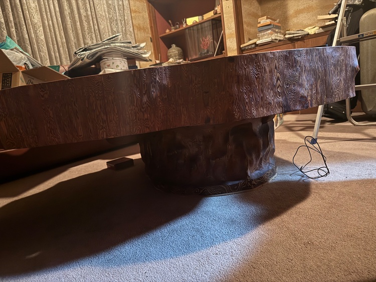 座卓（美術品・骨董品）の商品画像 - 査定依頼日：2026年2月25日 - 最高査定価格：3,000円