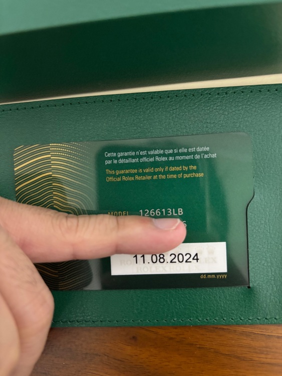 ロレックス サブマリーナー 126613l（高級時計）の商品画像 - 査定依頼日：2025年6月17日 - 最高査定価格：2,450,000円