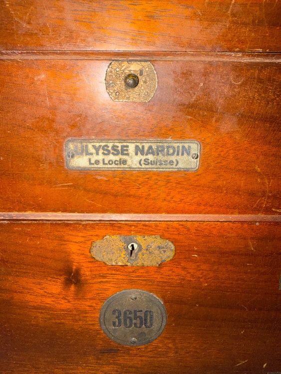 ユリス・ナルダン　マリンクロノメーター（美術品・骨董品）の商品画像 - 査定依頼日：2026年3月2日 - 最高査定価格：400,000円