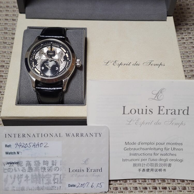 その他 その他 ルイ・エラール　1931 GMT BigDate Automati（高級時計）の商品画像 - 査定依頼日：2025年11月27日 - 最高査定価格：36,000円