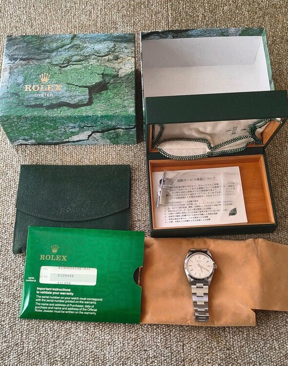 ロレックス エアキング R14000A10B7835（高級時計）の商品画像 - 査定依頼日：2026年1月14日 - 最高査定価格：700,000円