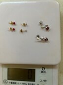 このような宝石としての価値は無いが、K18やK14のピアス（宝石）の商品画像 - 査定依頼日：2025年3月17日 - 最高査定価格：1,250円