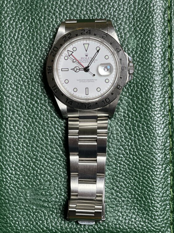 ロレックス エクスプローラー 1657（高級時計）の商品画像 - 査定依頼日：2025年2月6日 - 最高査定価格：1,000,000円