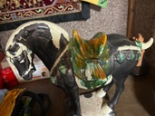 唐山彩の馬の置物（美術品・骨董品）の商品画像 - 査定依頼日：2026年1月24日 - 最高査定価格：2,000円