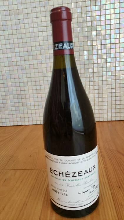  エシェゾー1988（お酒）の商品画像 - 査定依頼日：2025年12月22日 - 最高査定価格：505,000円