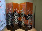 中国螺鈿漆屏風（美術品・骨董品）の商品画像 - 査定依頼日：2026年7月26日 - 最高査定価格：3,000円