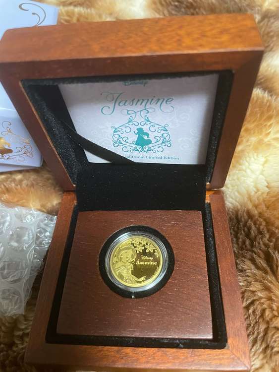 2015 ニウエ ディズニープリンセス ジャスミン $25 ゴールドコイン（金・貴金属）の商品画像 - 査定依頼日：2023年9月9日 - 最高査定価格：75,000円
