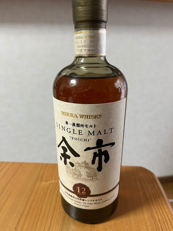 余市（お酒）の商品画像 - 査定依頼日：2025年3月8日 - 最高査定価格：37,000円